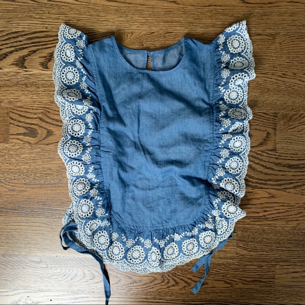 Nightcap Clothing Chambray Apron Top